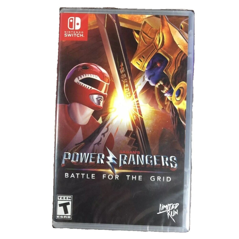 Power Rangers Battle for the Grid Nintendo Switch Limited Run Games LRG 38 NEW